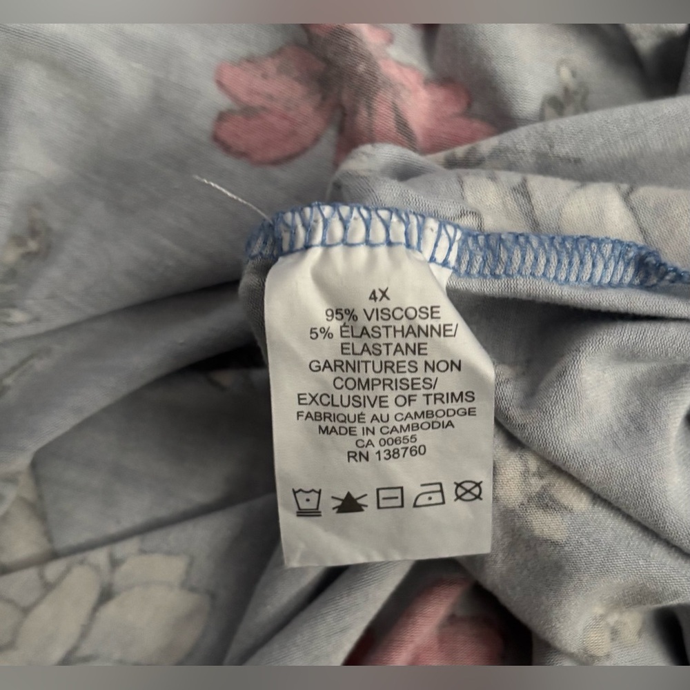 Penningtons Blue Floral Top - Picture 4 of 7